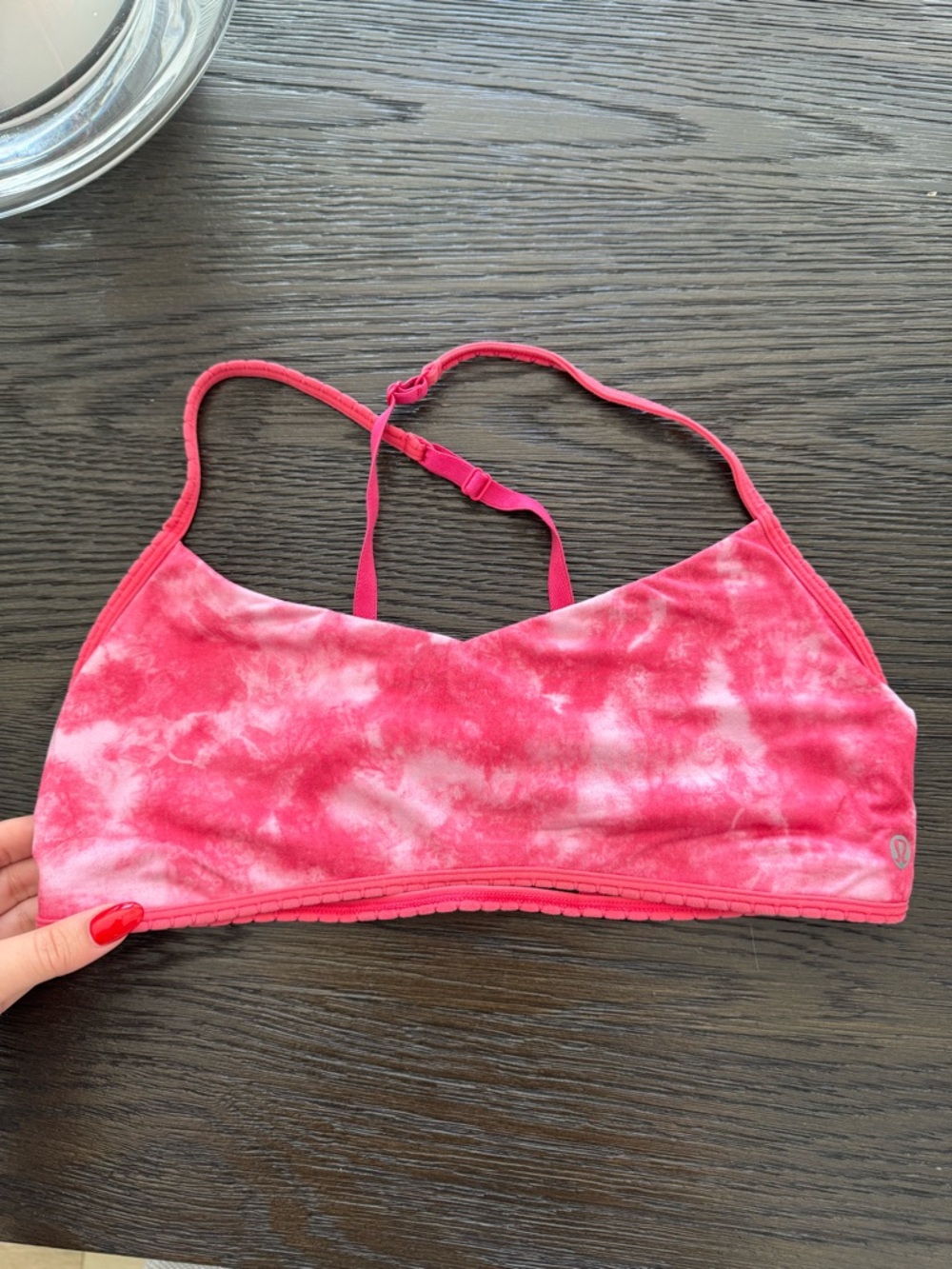LuluLemon Pink Tie Dye Bra
